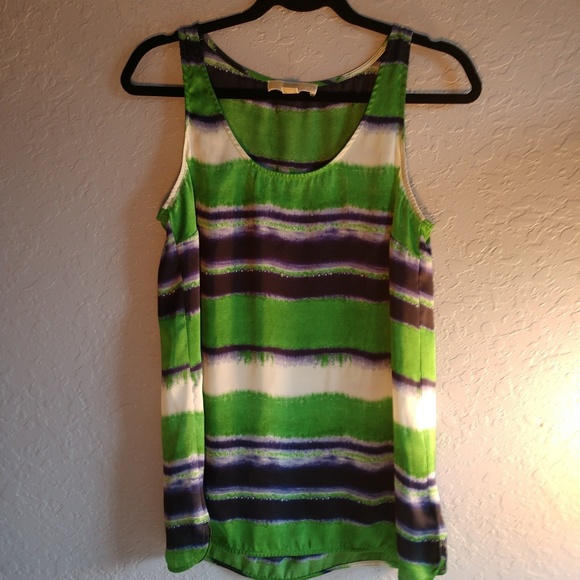 Michael Kors Striped Tank Top - Picture 1 of 7